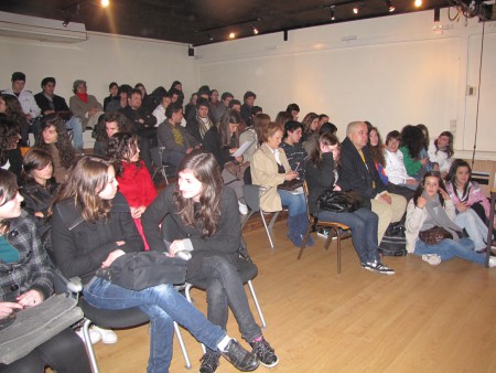 Palestra 8-03-2010- Alunos e professores do 10ºU,S/11ºR,S,V e 12ºS